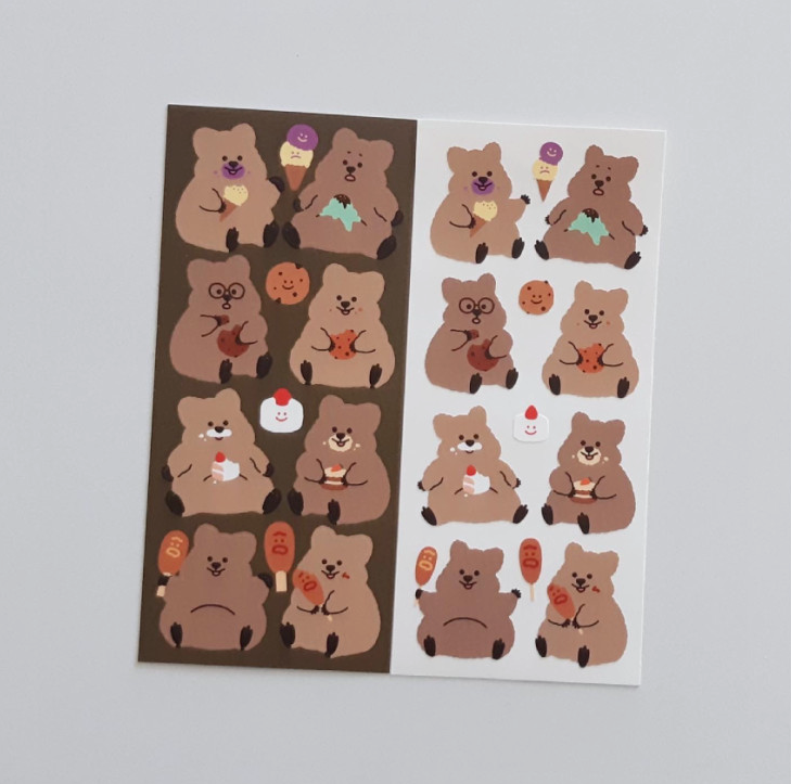 Young Forest / Yummy Quokka stickers 貼紙