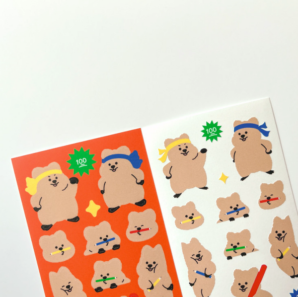 Young Forest / Study Quokka stickers 貼紙