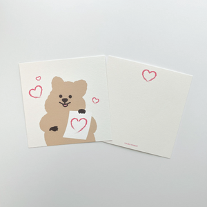 Young Forest / Quokka's Heart Card