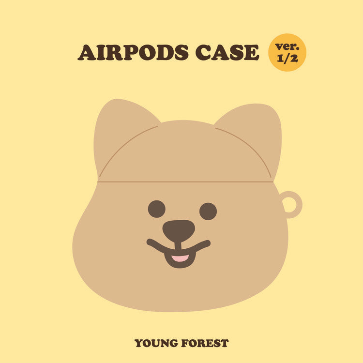 YOUNG FOREST / Face Airpods Case (for Airpods 1/2)