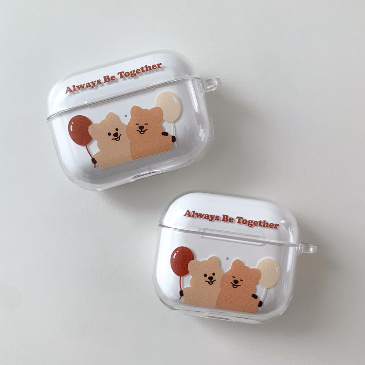 Young Forest / Together Quokka Clear Airpods Case/ Airpods Pro