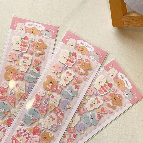 yany studio / Ice-cream stickers 貼紙