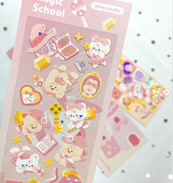 yany studio / Magic School stickers 貼紙