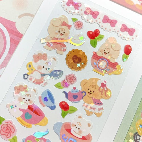 yany studio / Tea time stickers 貼紙