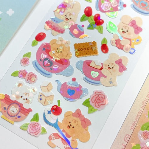 yany studio / Tea time stickers 貼紙