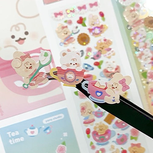 yany studio / Tea time stickers 貼紙