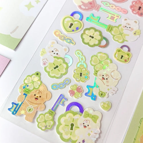 yany studio / Lock & Key stickers 貼紙