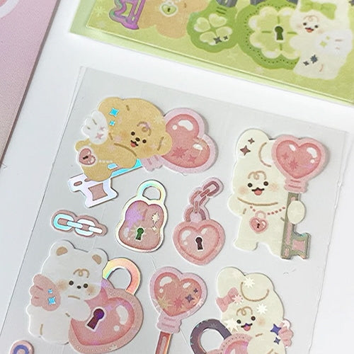 yany studio / Lock & Key stickers 貼紙