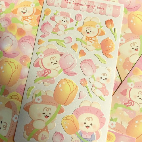 yany studio / Tulip Festival stickers 貼紙