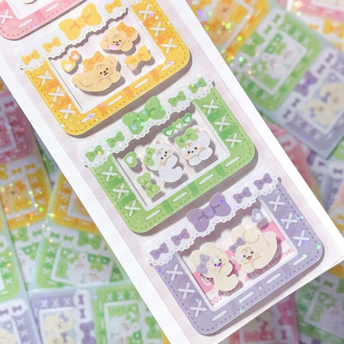 yany studio / Ribbon Frame stickers 貼紙