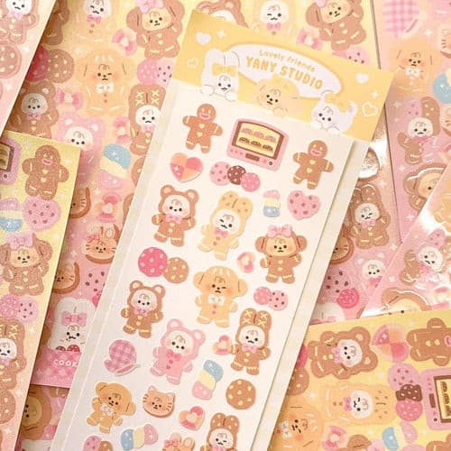 yany studio /  Cookie stickers 貼紙