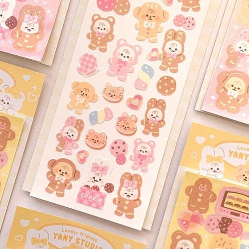 yany studio /  Cookie stickers 貼紙