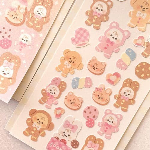 yany studio /  Cookie stickers 貼紙