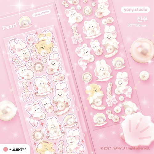 yany studio / Pearl stickers 貼紙