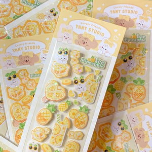 yany studio / Ice Pineapple stickers 貼紙