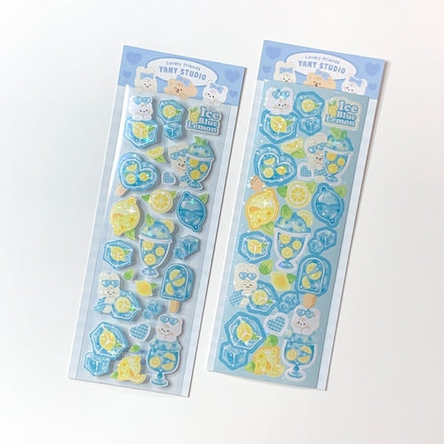 yany studio / Ice Blue Lemon stickers貼紙