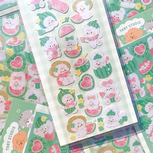 yany studio / Watermelon stickers 貼紙