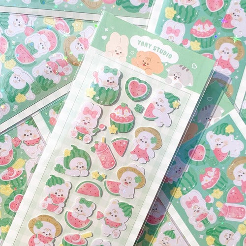 yany studio / Watermelon stickers 貼紙