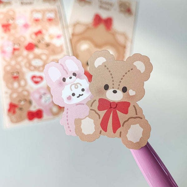 yany studio / Teddy Bear stickers  貼紙