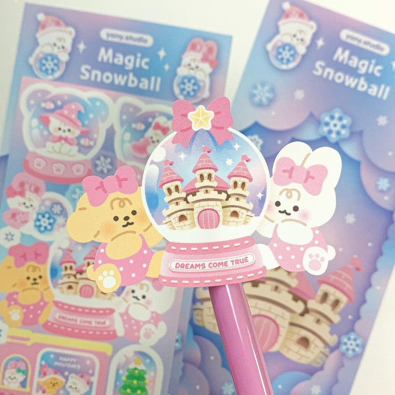 yany studio / Magic Snowball stickers 貼紙