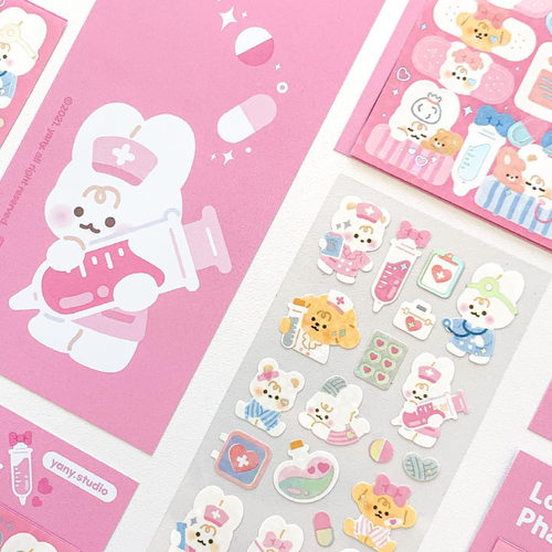 yany studio / Love Pharmacy stickers 貼紙