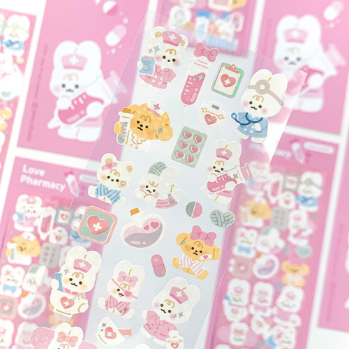 yany studio / Love Pharmacy stickers 貼紙