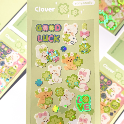 yany studio / Clover stickers 貼紙