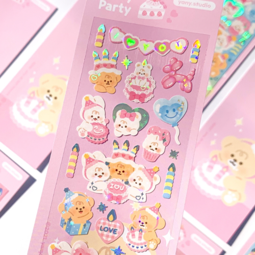 yany studio / Party Party stickers 貼紙