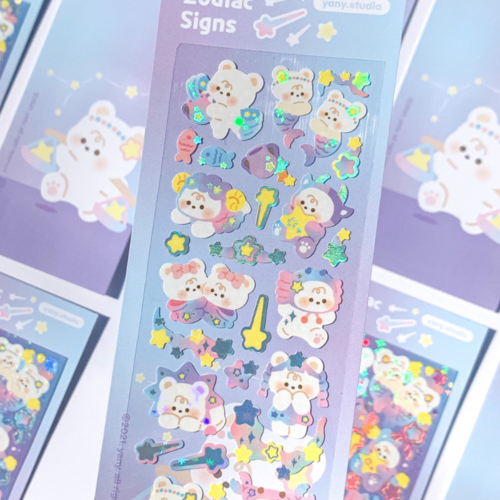 yany studio / Zodia Signs stickers 貼紙