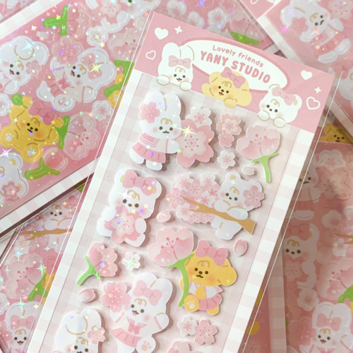 yany studio / Cherry Blossom stickers 貼紙