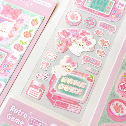 yany studio / Retro Game stickers 貼紙