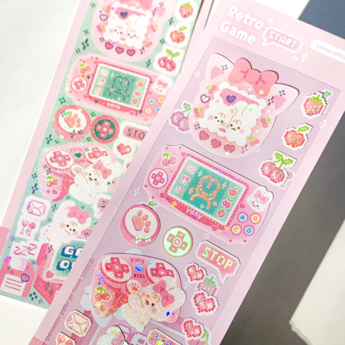 yany studio / Retro Game stickers 貼紙