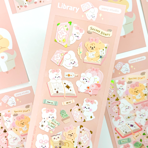 yany studio / Library stickers 貼紙